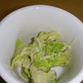 らび７７７'s cooksnap of when they made ホタテ白菜サラダ.