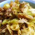 むぅちゃんぴぃちゃん's cooksnap of when they made 簡単！大量キャベツと豚肉の煮物.
