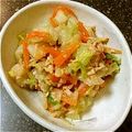 hiro★kuma's cooksnap of when they made ✿白菜とツナのピリ辛和え✿.