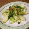 まっちぃなー's cooksnap of when they made チンゲンサイのしょうが炒め.
