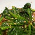 ★ゆきしろ★'s cooksnap of when they made 小松菜のピーナッツ和え.