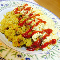 ポキ夫's cooksnap of when they made 懐かしい給食の★炊き込みカレーピラフ.
