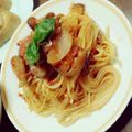 ✩★tommy★☆'s cooksnap of when they made ナスとベーコンのトマトソースパスタ☆.