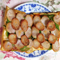 あざらしの赤ちゃん's cooksnap of when they made 簡単ﾚｼﾋﾟ★厚揚げdeピッツァ.