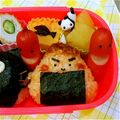 ゆうゆう＠'s cooksnap of when they made 簡単！キャラ弁に♪ほのぼの笑いウインナー.