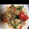 はのーん's cooksnap of when they made 糖質0g麺でミニトマトナポリタン.