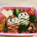 aya302915☆'s cooksnap of when they made 節分 赤オニきいろオニお弁当.