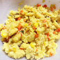 yoshimiki's cooksnap of when they made ✿さつまいもとコーンの揚げ焼き餃子✿.
