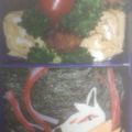 へにょっち's cooksnap of when they made 妖怪ウォッチ♪キャラ弁♪簡単！キュウビ★.