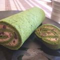 Junko727's cooksnap of when they made 小倉抹茶ロールケーキ.