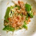 もっち−ママ's cooksnap of when they made スナップエンドウのマヨおかか.