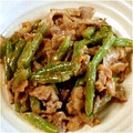 なんなこなんだ's cooksnap of when they made 豚肉といんげん豆の胡麻味噌マヨネーズ炒め.