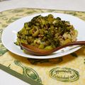 ローズレース's cooksnap of when they made 台湾家庭料理♪野沢菜＆豚挽肉の炒め♪.