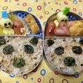 ｊ−ｊ−ｆ's cooksnap of when they made 簡単パンダちゃん弁当 キャラ弁 おにぎり.