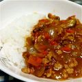 こつじな's cooksnap of when they made 挽肉と残り野菜で２０分カレー.