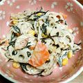 syumana's cooksnap of when they made ひじきと蓮根のサラダ.