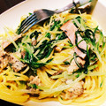 なちゅ陣's cooksnap of when they made サバの水煮缶で！簡単和風パスタ★.