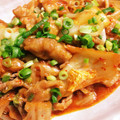 barurin's cooksnap of when they made 焼肉のたれで♪こくうま豚キムチ.
