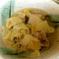 ペコラム's cooksnap of when they made 塩麹鶏もも肉と白菜の煮びたし.