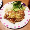 ＊Raira's cooksnap of when they made 油淋鶏♡鶏肉のネギじょうゆダレ.