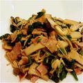 虹色フラガール's cooksnap of when they made ★ほうれん草とｷﾉｺのｵｲﾏﾖ炒め★.