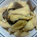 pucyipan's cooksnap of when they made 油揚げこんにゃくの煮物.