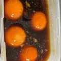 wemil's cooksnap of when they made まん丸 黄身だま♡冷凍卵黄の醤油漬け.
