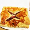 crea1020's cooksnap of when they made クリームチーズ入りストロベリーパイ.