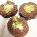 ごまっしー's cooksnap of when they made アボカドとクリームチーズのミートローフ.