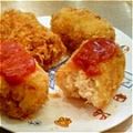 クワタミン's cooksnap of when they made キャベツとムネ肉でヘルシー☆ミンチカツ.
