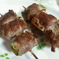 miiko86's cooksnap of when they made 節約でも外食気分！豚バラと白ねぎで焼き鳥.