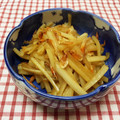 京のお抹茶's cooksnap of when they made 大根の皮と干しエビの炒め煮.