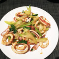 ivkota's cooksnap of when they made 中華風、いかとセロリの炒め物.