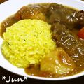 ＪＵＮちゃン's cooksnap of when they made カレーにはターメリックライスでしょ♪.