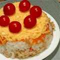 tkys's cooksnap of when they made お祝いに☆ケーキな飾りでチラシ寿司.