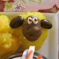 ｂｉｉ's cooksnap of when they made ひつじのショーン＊栗きんとん おせちにも.