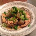 Tebow's cooksnap of when they made 豚こんにゃくの味噌煮込み.