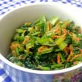 ナラベル's cooksnap of when they made ピリ辛ごまラー油で☆桜えびとかぶの葉炒め.