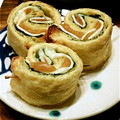 ゆずあられ's cooksnap of when they made 梅しそチーズのお揚げくるくる.