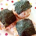 美猫0120's cooksnap of when they made 鮭のおにぎらず♡.