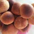 ひなりんがあらわれた's cooksnap of when they made HB使用ヘルシー☆ひとくち全粒粉パン.