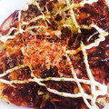 NATSUEMMi's cooksnap of when they made ふわふわとろとろヘルシーお好み焼き.