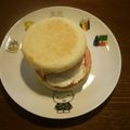 Ｐ子ママ's cooksnap of when they made 朝ごはんに！ソーセージエッグマフィン.