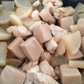 kirka's cooksnap of when they made 鶏肉と大根とこうや豆腐の照り煮.