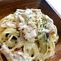barinekoo's cooksnap of when they made ＊柚子胡椒のクリームパスタ＊.