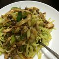 ２０１２秋より's cooksnap of when they made アボカドの和風きのこパスタ.