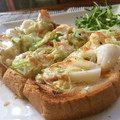 こはるの飼い主's cooksnap of when they made 簡単トースト☆マヨ味噌のちくわトースト♪.