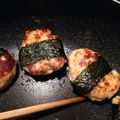なてぃフェアリー's cooksnap of when they made ☆鶏ひき肉♬つくねの磯辺巻き☆.