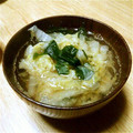 カズオリ's cooksnap of when they made 白菜とワカメの簡単スープ.
