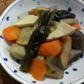 しゅニン's cooksnap of when they made 噛むご飯。【高野豆腐と根菜の煮物】.